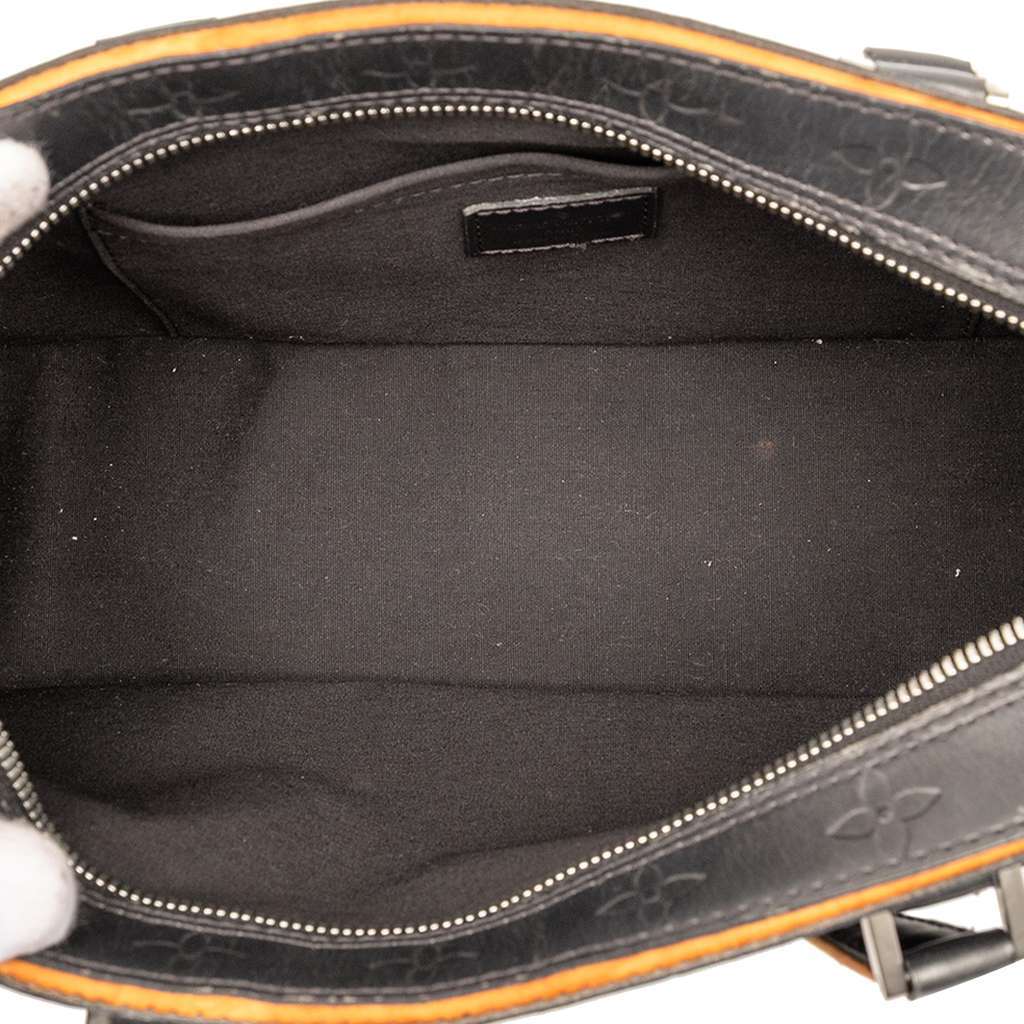 Louis Vuitton Monogram Mat Shelton Grey Leather Good - Model View