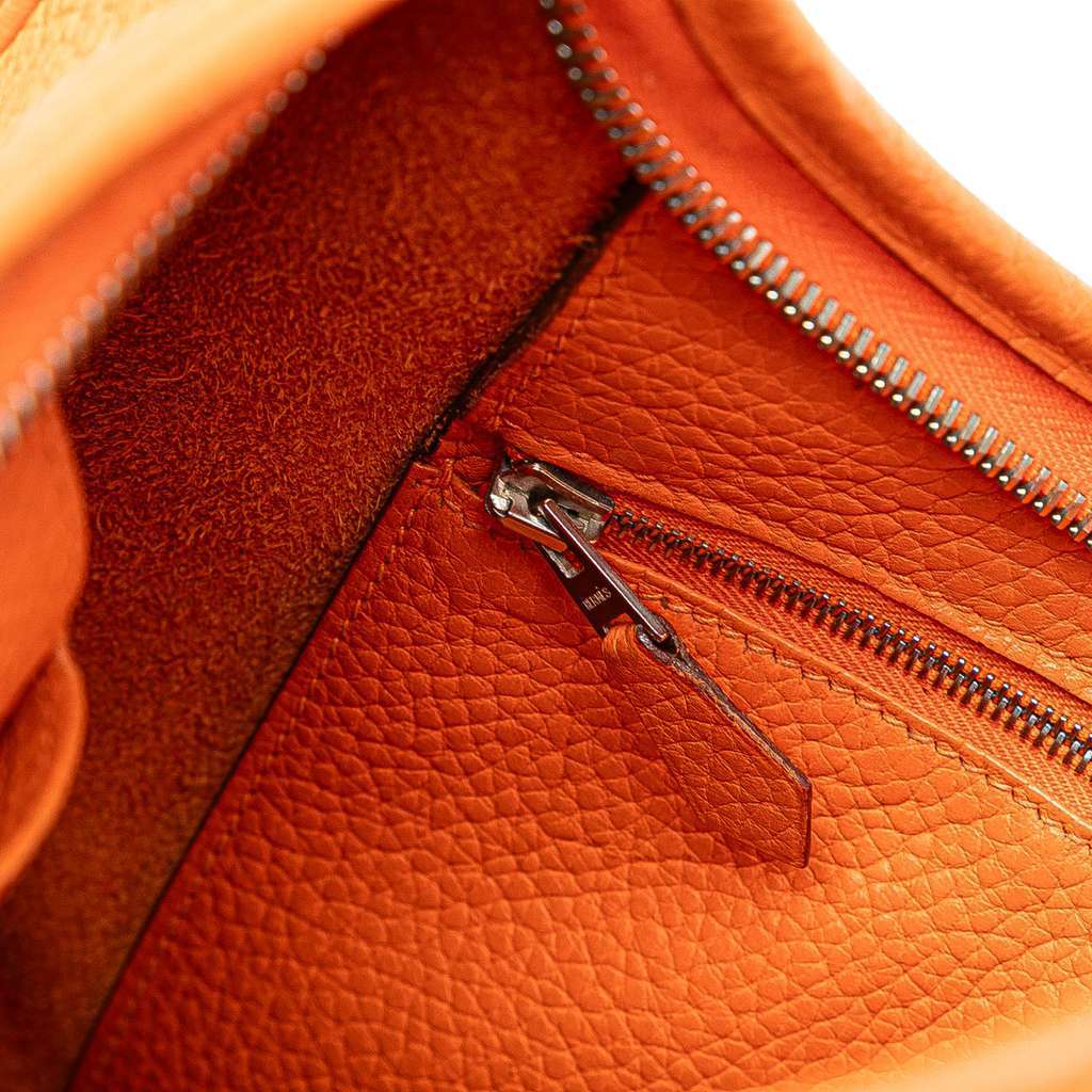 Hermès Clemence Trim II 31 Orange Leather Good condition - Box View