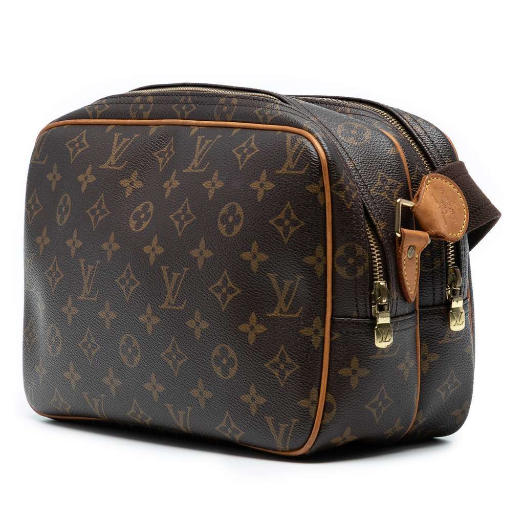 Louis Vuitton Monogram Reporter PM Brown Fair condition - Back View