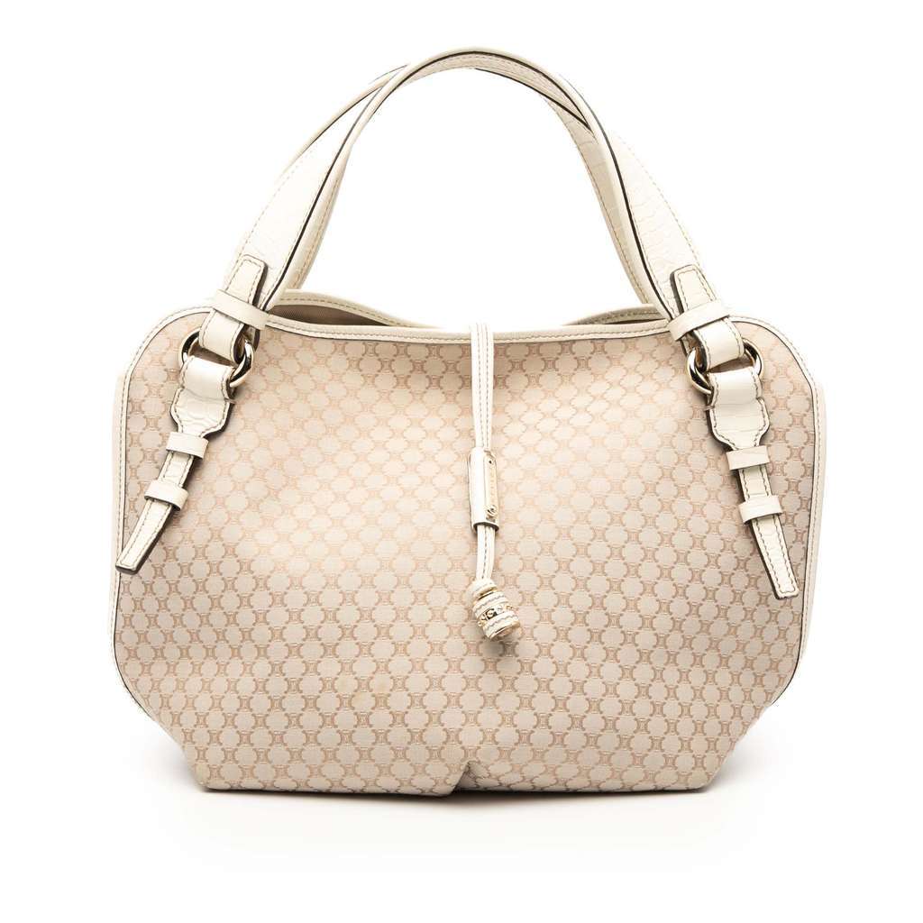 Celine Macadam Canvas Bittersweet Hobo Brown Canvas Very good - Front View