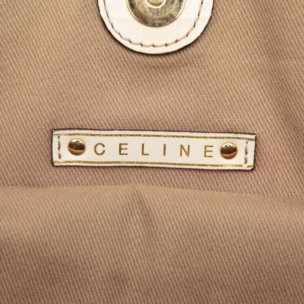 Celine Macadam Canvas Bittersweet Hobo Brown Canvas Very good - Box View