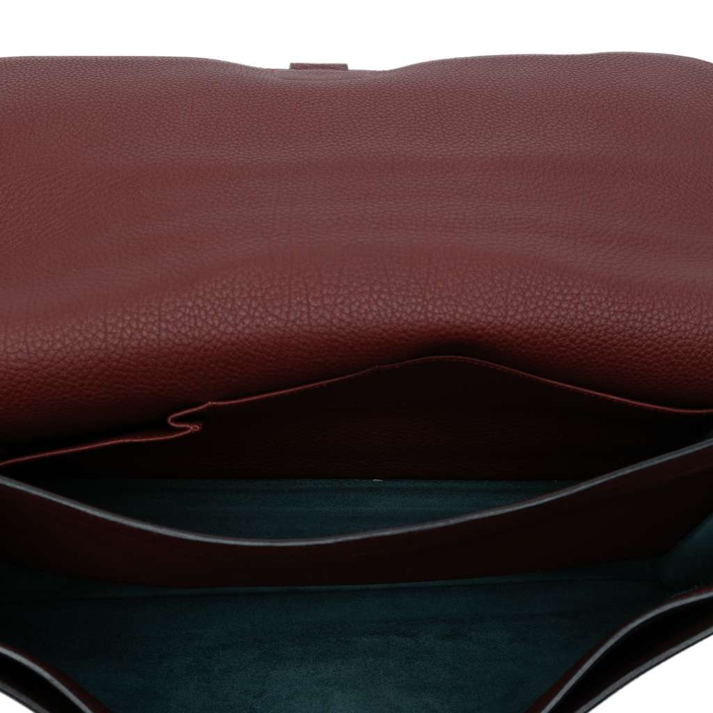 Hermès Togo Sac A Depeches Verso 38 Black Leather Good condition - Model View