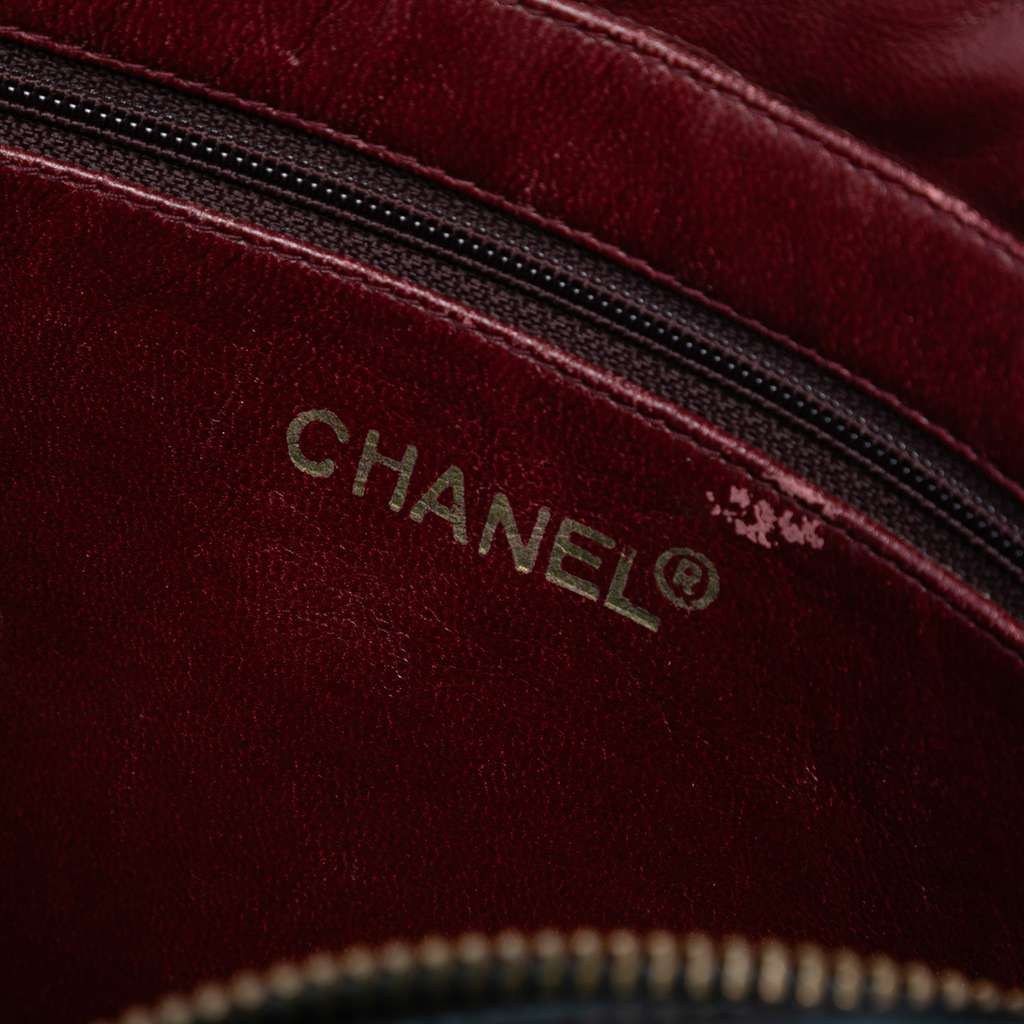 Chanel CC Quilted Lambskin Chain Camera Bag Black Leather Good - Box View