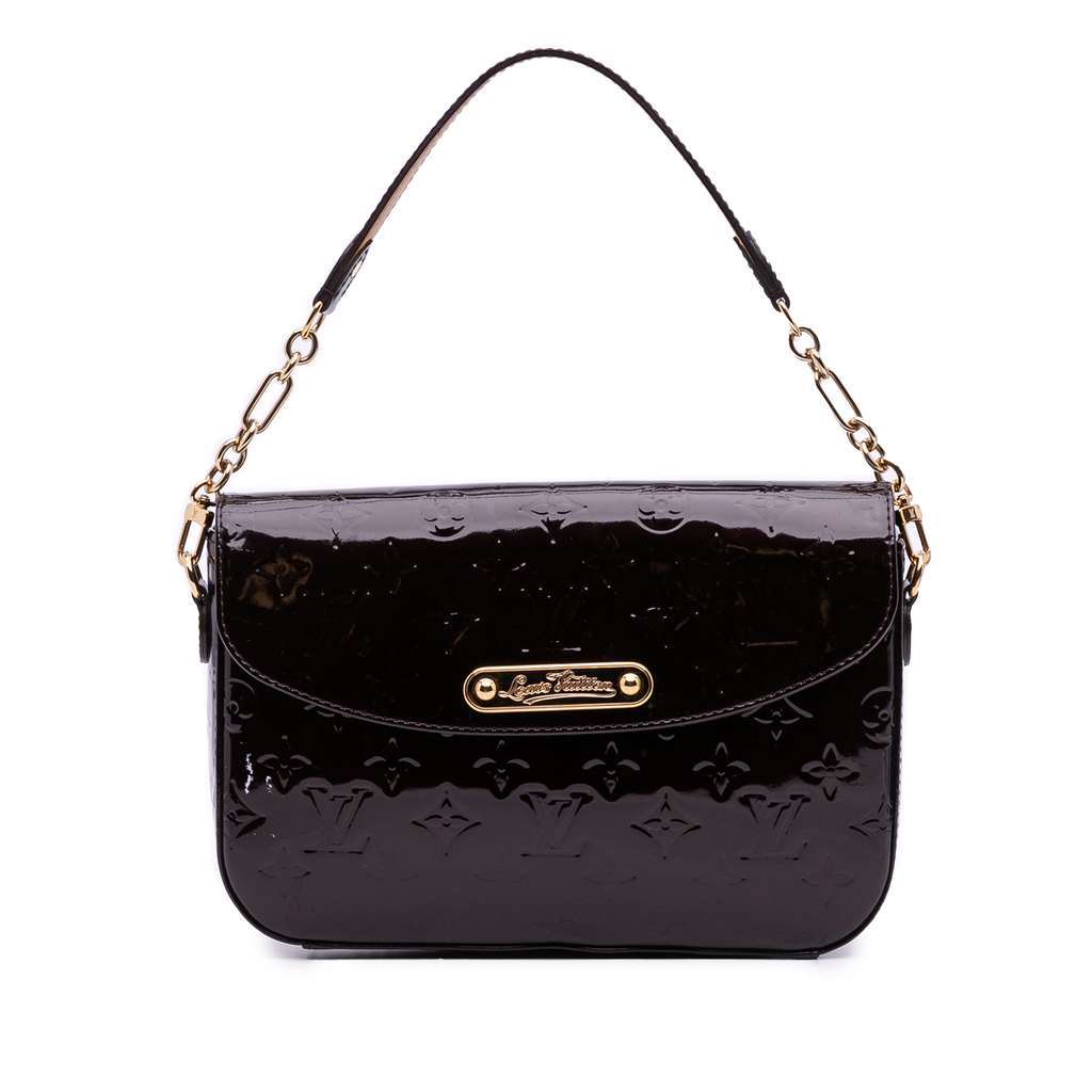 Louis Vuitton Monogram Vernis Rodeo Drive Purple Leather Good condition - Front View