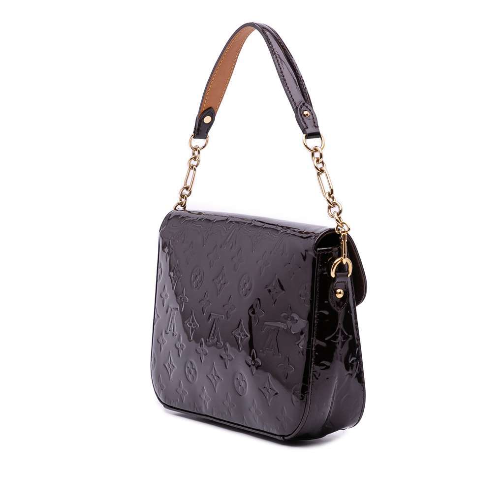 Louis Vuitton Monogram Vernis Rodeo Drive Purple Leather Good condition - Back View