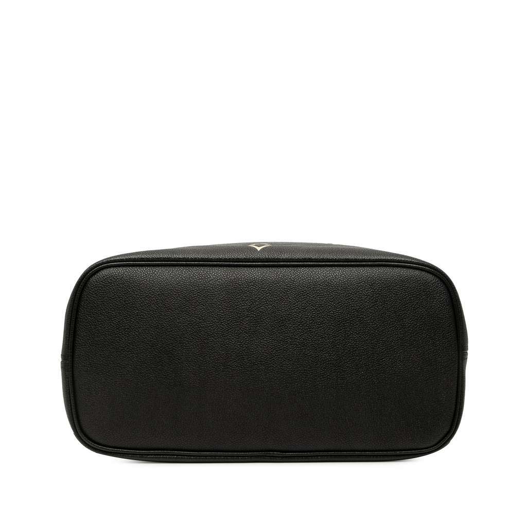 Louis Vuitton Bicolor Monogram Giant Empreinte Neverfull MM Black Leather Very good - Inside View