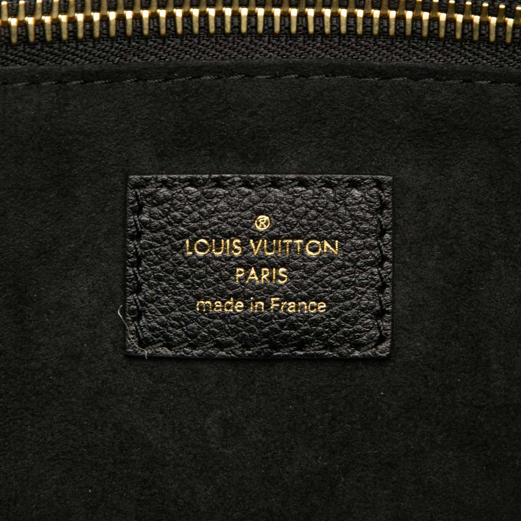 Louis Vuitton Bicolor Monogram Giant Empreinte Neverfull MM Black Leather Very good - Box View