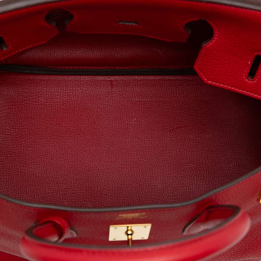 Hermès Togo Birkin Retourne 35 Red Leather Good condition - Model View
