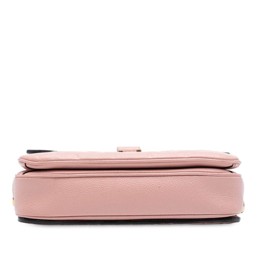 Louis Vuitton Monogram Empreinte Pochette Metis Pink Leather Good - Inside View