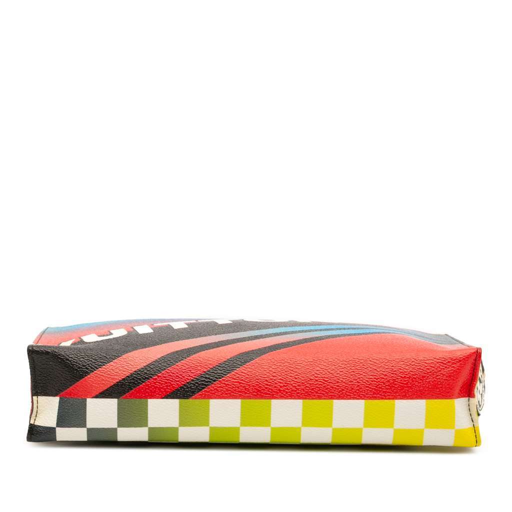 Louis Vuitton Damier Race Toiletry Pouch 26 MultiColor Canvas Good - Inside View
