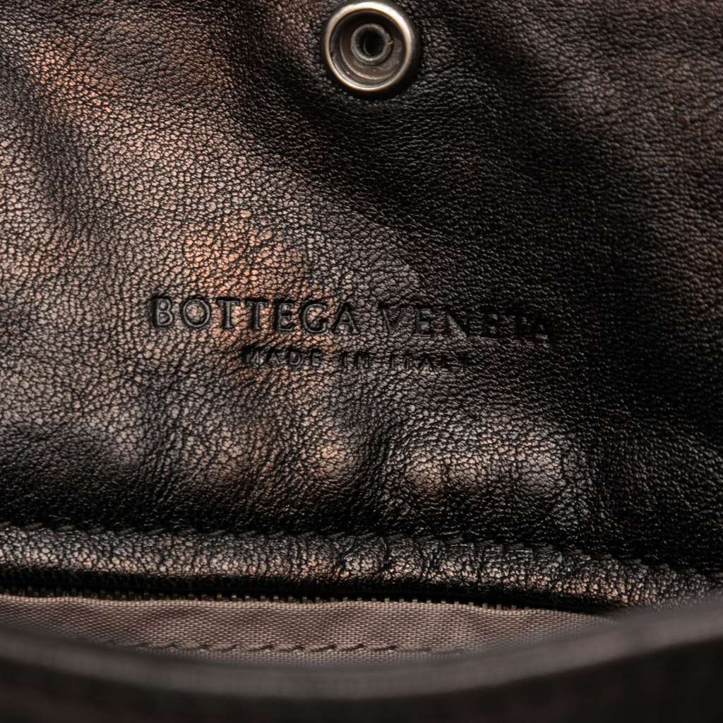 Bottega Veneta Nappa Intrecciato Vertical Convertible Satchel Black Leather Good - Box View