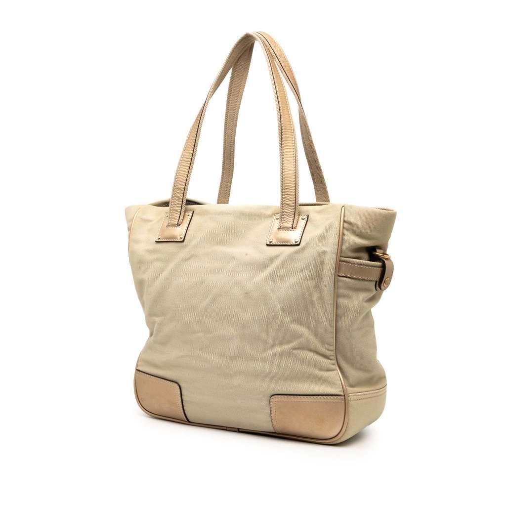 Loewe Canvas Anagram Satchel Brown Canvas Very good - Back View