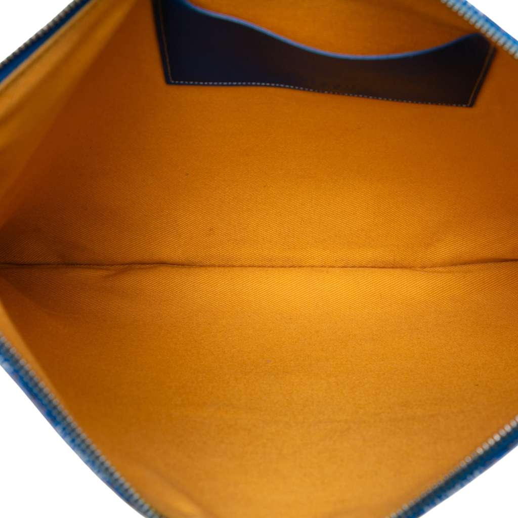 Goyard Goyardine Senat MM Blue Canvas Very good condition - Model View
