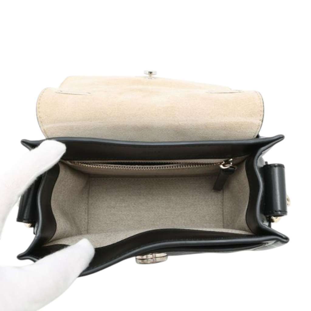 Chloé Mini Leather Tess Day Satchel Black Leather Good condition - Model View