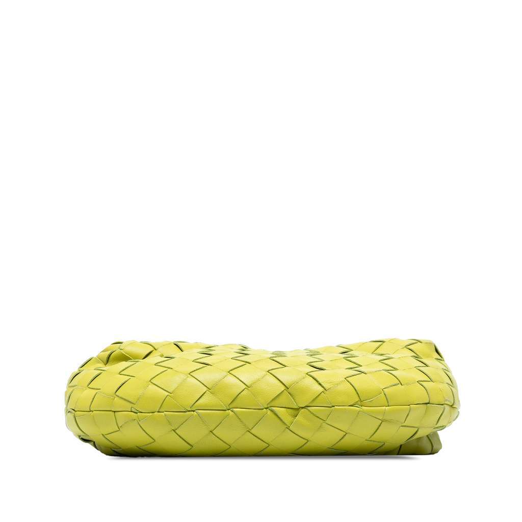 Bottega Veneta Mini Nappa Intrecciato Jodie Yellow Leather Good condition - Inside View