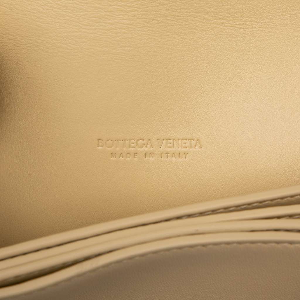 Bottega Veneta Nappa Intrecciato Trio Pouch On Strap Brown Leather Good - Box View