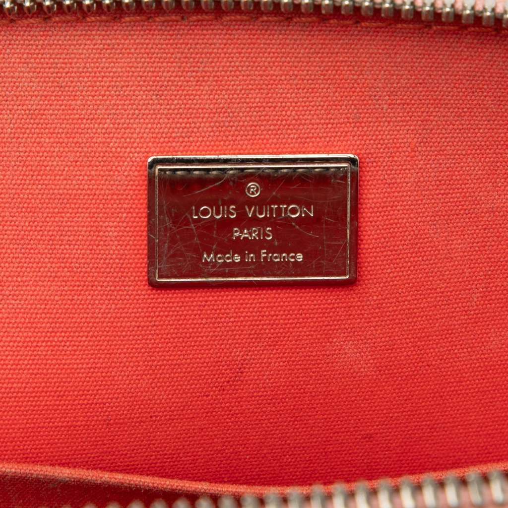 Louis Vuitton Monogram Vernis Jungle Dots Alma BB Orange Leather Very good - Box View