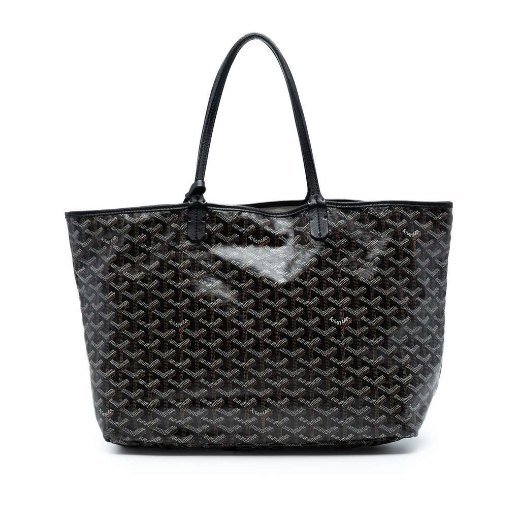 Goyard Goyardine Saint Louis GM Black Canvas Very good condition - Front View
