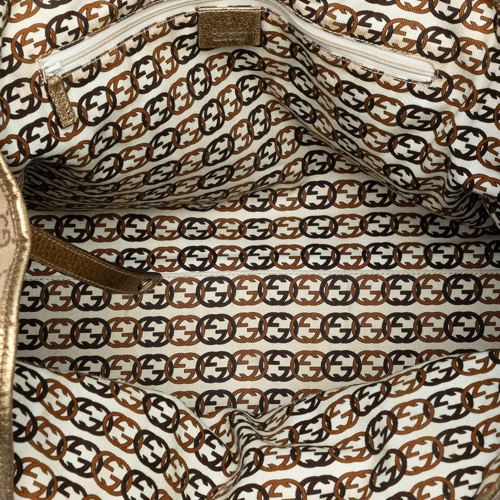 Gucci GG Canvas Princy Tote Brown Canvas Good condition - Model View