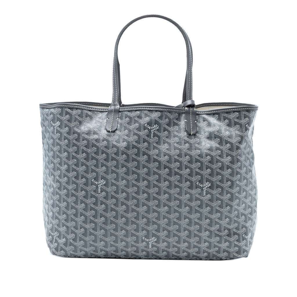 Goyard Goyardine Saint Louis PM Grey Canvas Very good condition - Front View