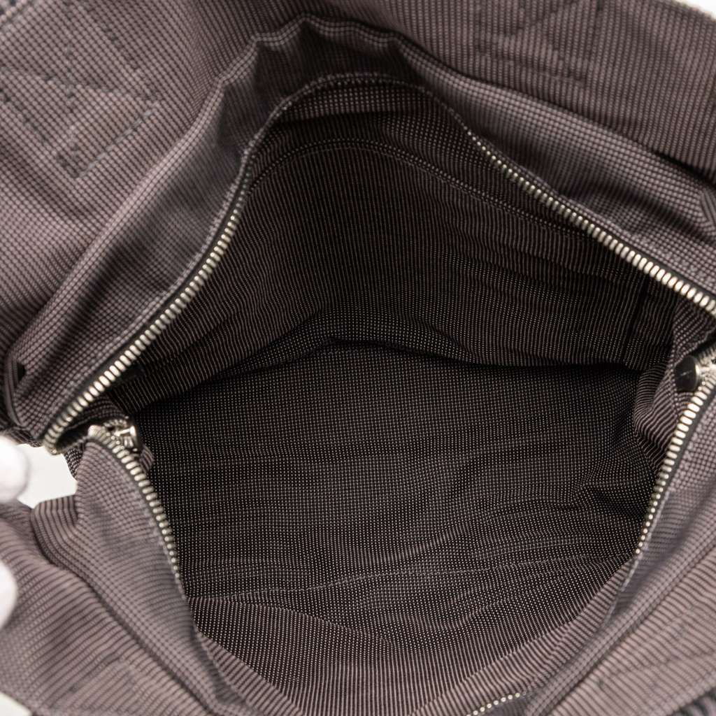 Hermès Canvas Herline Backpack MM Grey Canvas Good condition - Model View