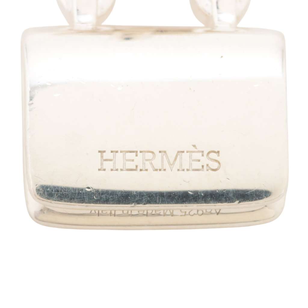 Hermès Sterling Silver Amulettes Constance Necklace Silver Silver Good condition - Inside View
