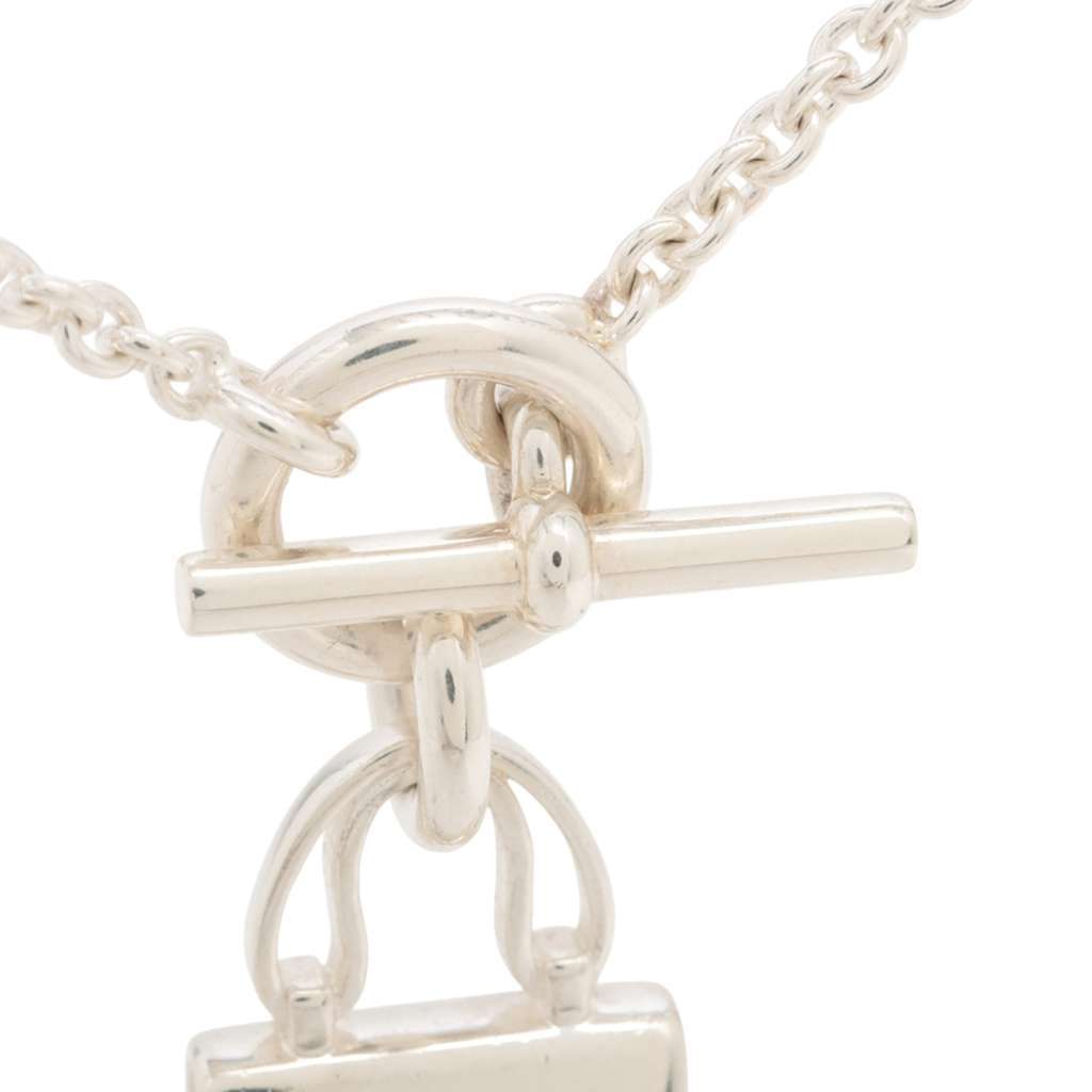 Hermès Sterling Silver Amulettes Constance Necklace Silver Silver Good condition - Model View