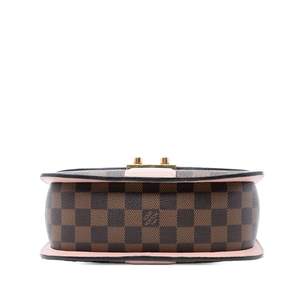 Louis Vuitton Damier Ebene Cuir Taurillon Wight Brown Very good - Inside View