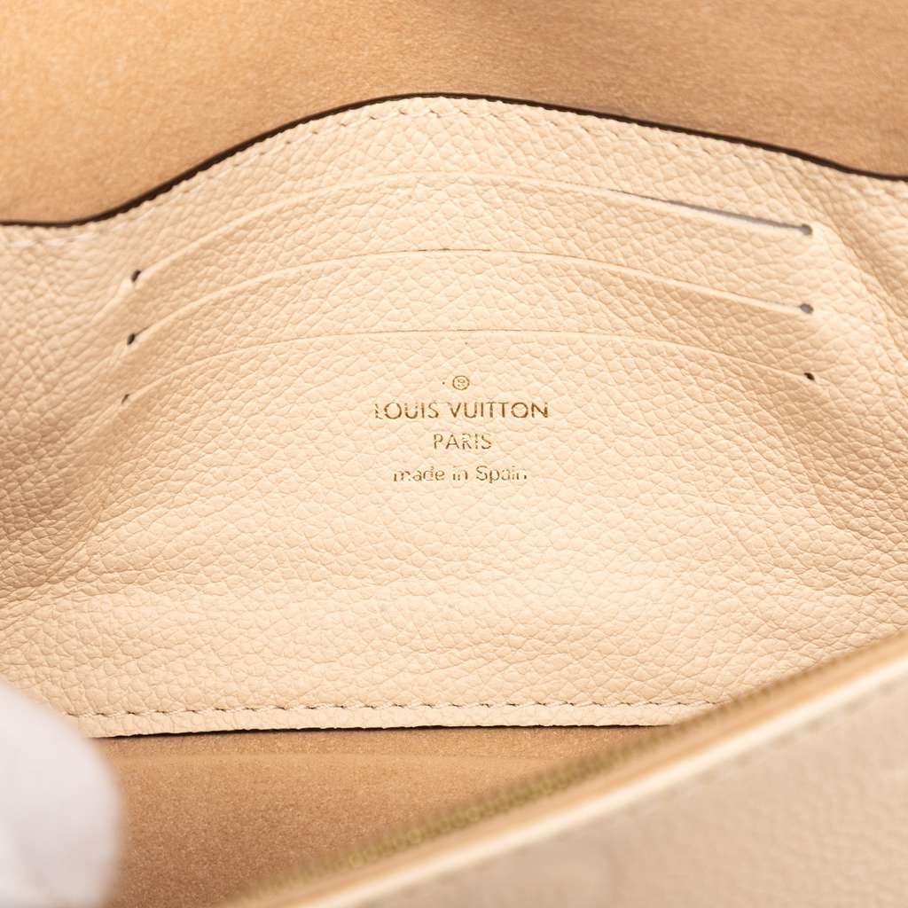 Louis Vuitton Monogram Empreinte Giant Ivy Wallet on Chain Brown Leather Very good - Box View