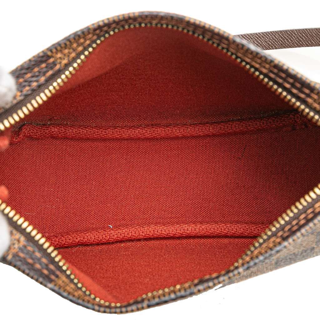 Louis Vuitton Damier Ebene Trousse Pochette Brown Canvas Very good - Model View