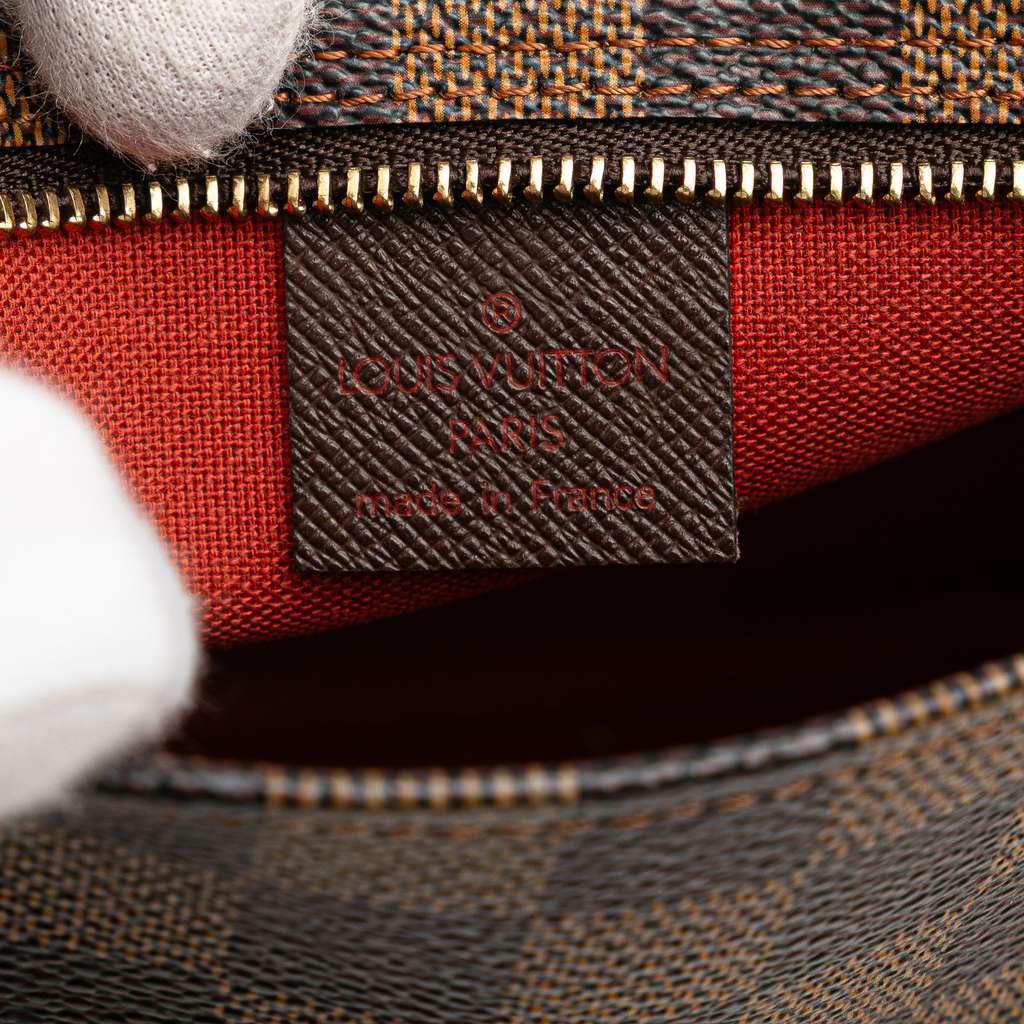 Louis Vuitton Damier Ebene Trousse Pochette Brown Canvas Very good - Box View