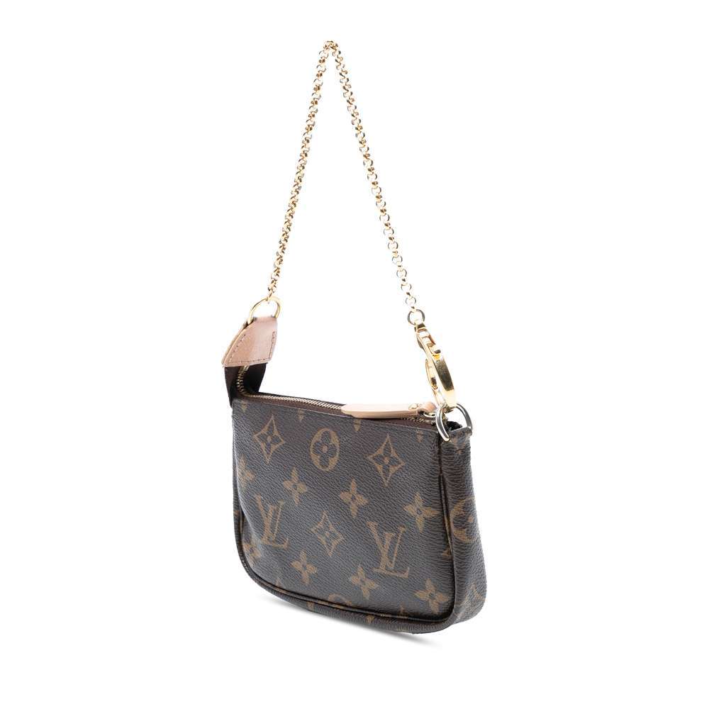 Louis Vuitton Monogram Affiche Mini Pochette Accessoires Brown Very good condition - Back View