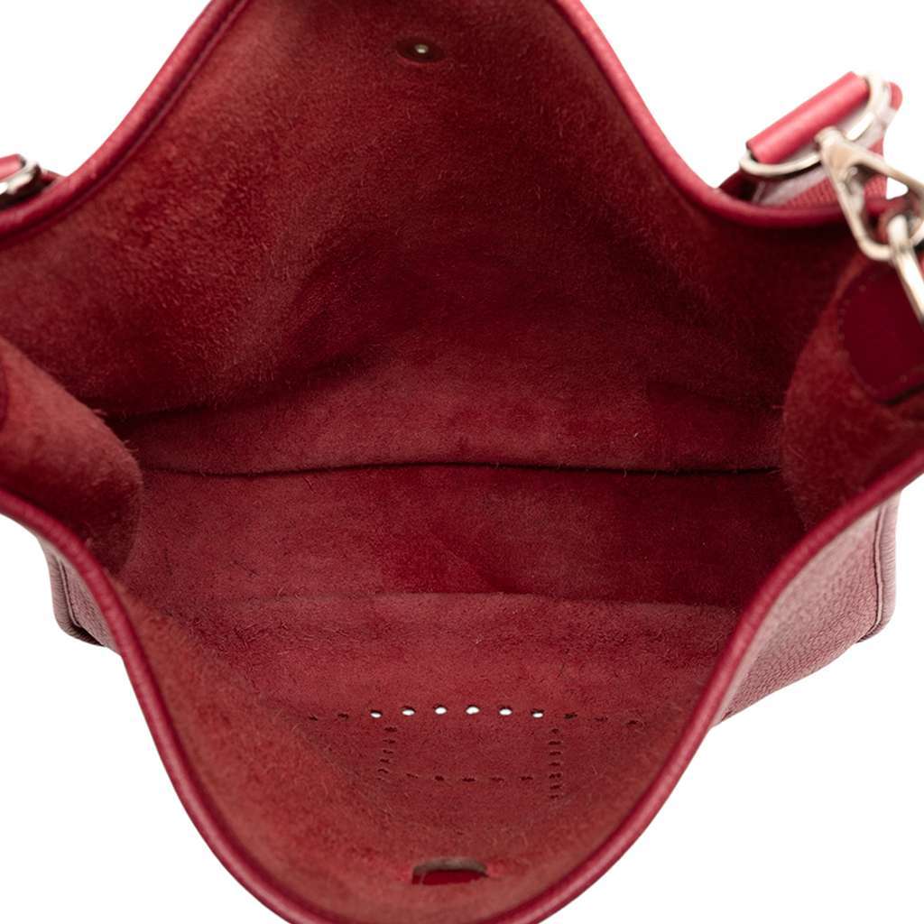 Hermès Clemence Evelyne I PM Red Leather Good condition - Model View