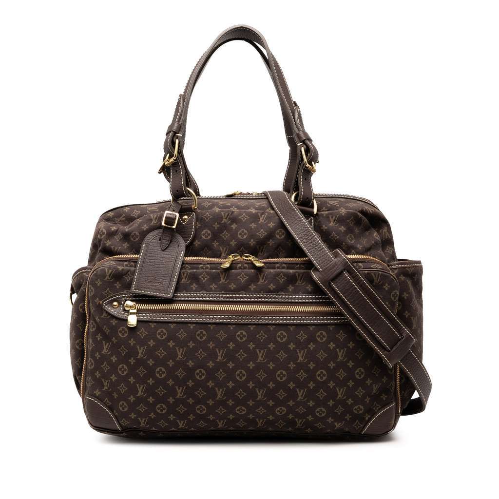 Louis Vuitton Monogram Mini Lin Sac A Langer Brown Good condition - Front View