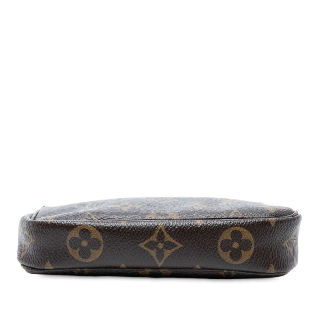 Louis Vuitton Monogram Mini Pochette Accessoires Brown Very good condition - Inside View