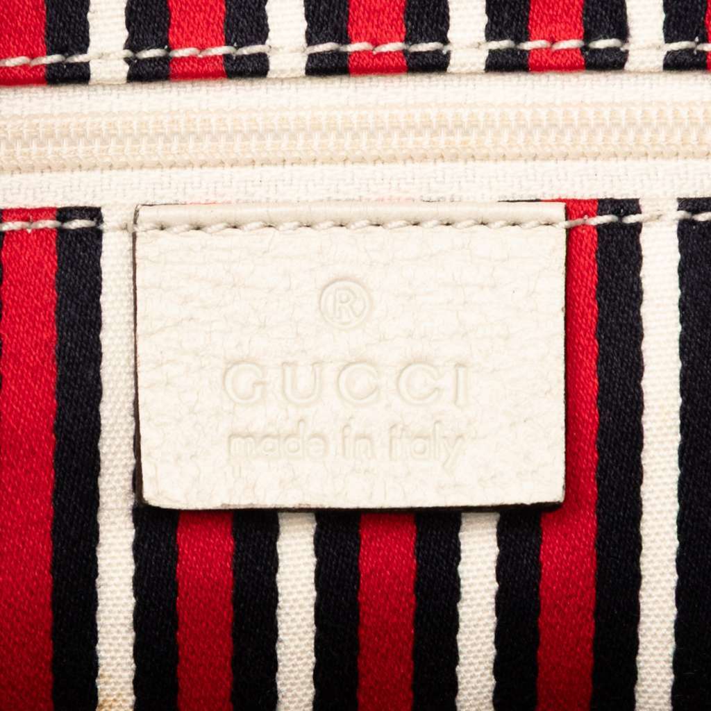 Gucci 85th Anniversary Canvas Logo Abbey D Ring Tote Blue Canvas Very good - Box View