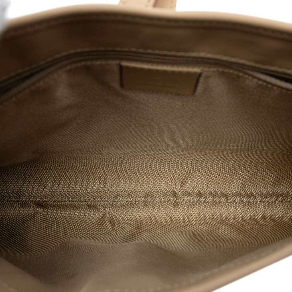 Gucci G Square Suede Jackie Hobo Brown Leather Good - Model View