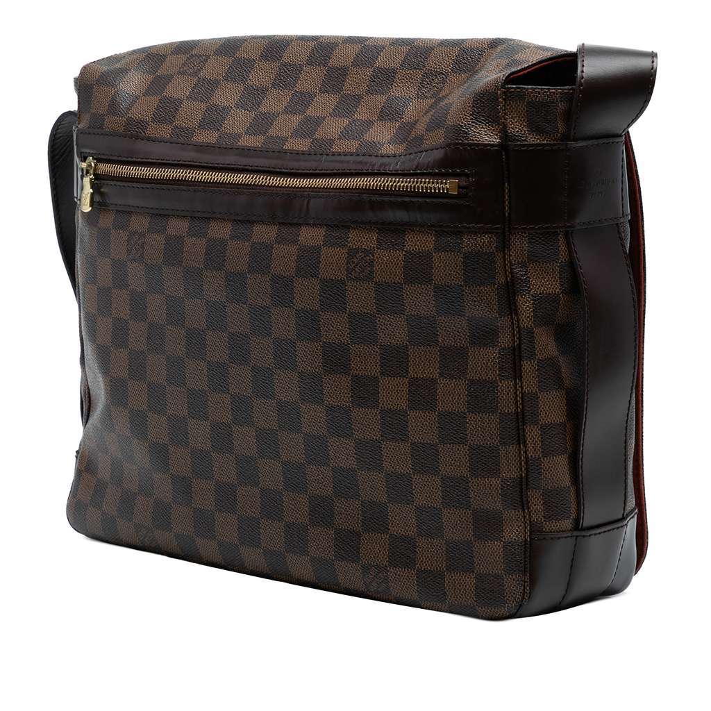 Louis Vuitton Damier Ebene Bastille Brown Good - Back View
