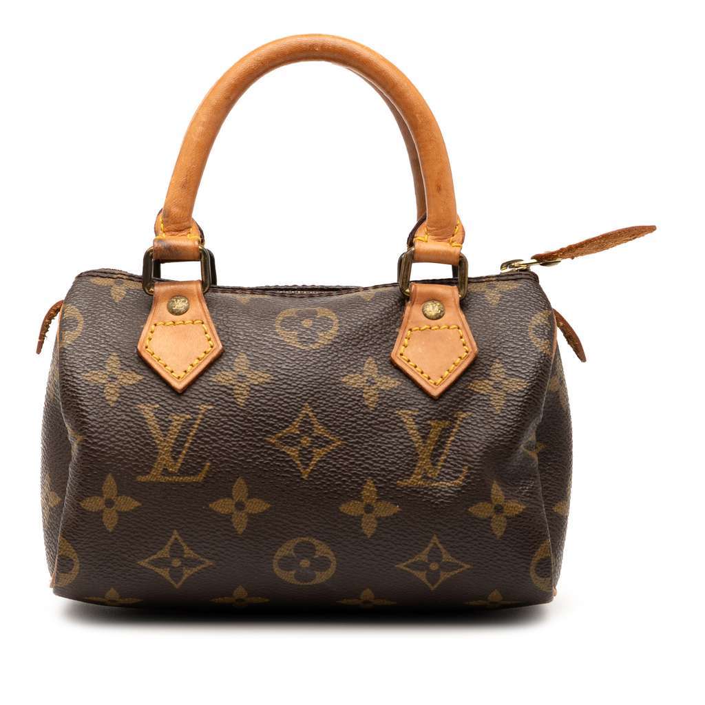 Louis Vuitton Monogram Mini Speedy HL Brown Good condition - Front View