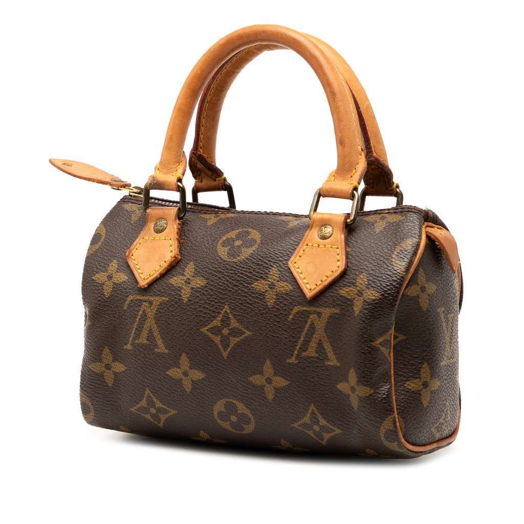 Louis Vuitton Monogram Mini Speedy HL Brown Good condition - Back View