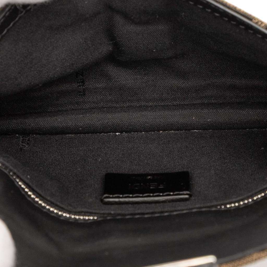 Fendi Zucca Canvas Convertible Baguette Pouch Brown Canvas Good condition - Model View