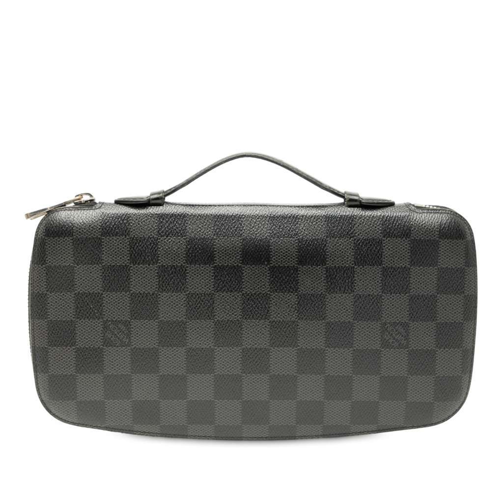 Louis Vuitton Damier Graphite Atoll Organizer Black Very good - Front View
