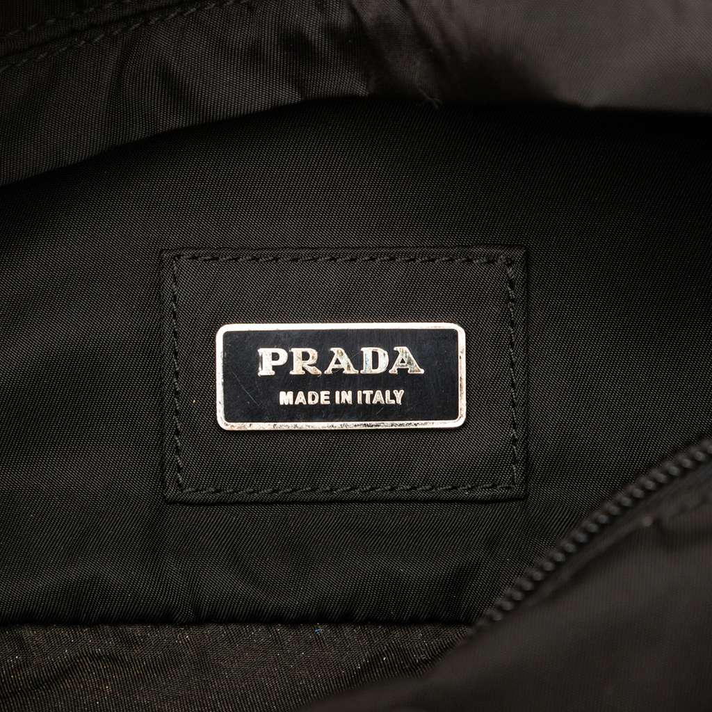 Prada Tessuto Belt Bag Black Good condition - Box View