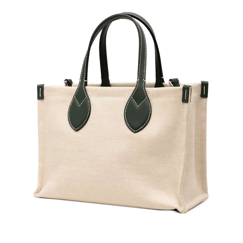 Gucci Medium Canvas Logo Tote Brown Canvas Very good condition - Back View