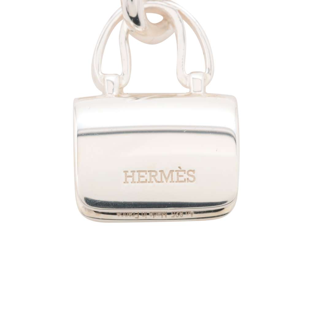 Hermès Sterling Silver Amulettes Constance Necklace Silver Silver Good condition - Inside View