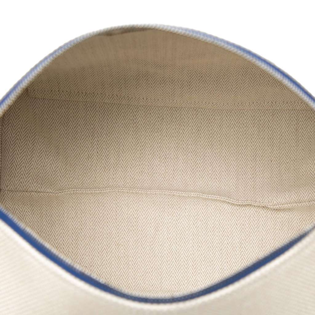 Hermès Large Canvas Bride A Brac Cabriole Case Brown Canvas Very good condition - Model View