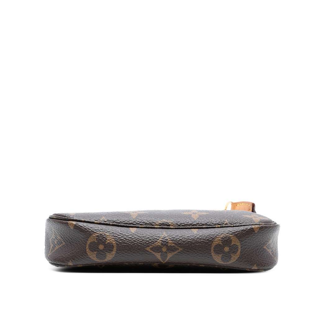 Louis Vuitton Monogram Mini Pochette Accessoires Brown Very good condition - Inside View