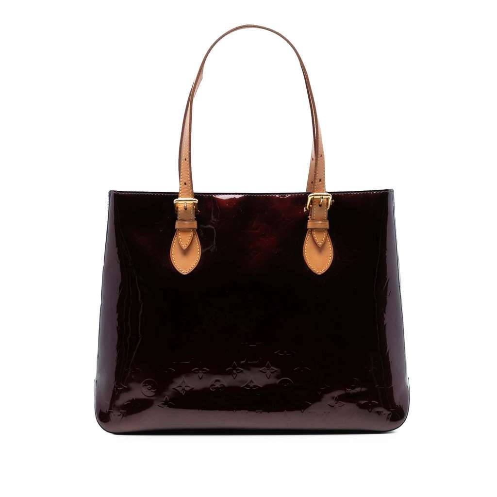 Louis Vuitton Monogram Vernis Brentwood Purple Leather Very good condition - Front View