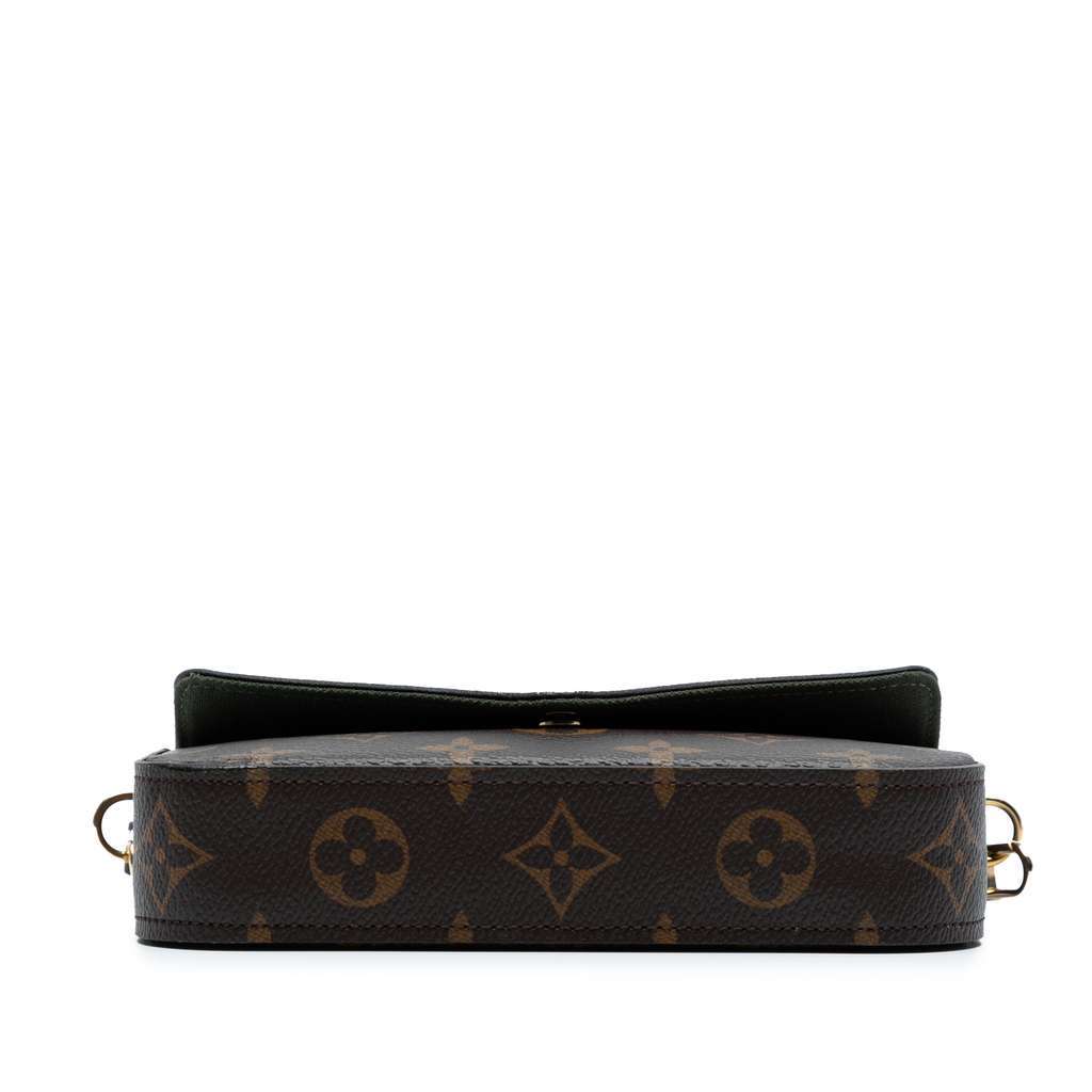 Louis Vuitton Monogram Felicie Strap And Go Brown Good - Inside View