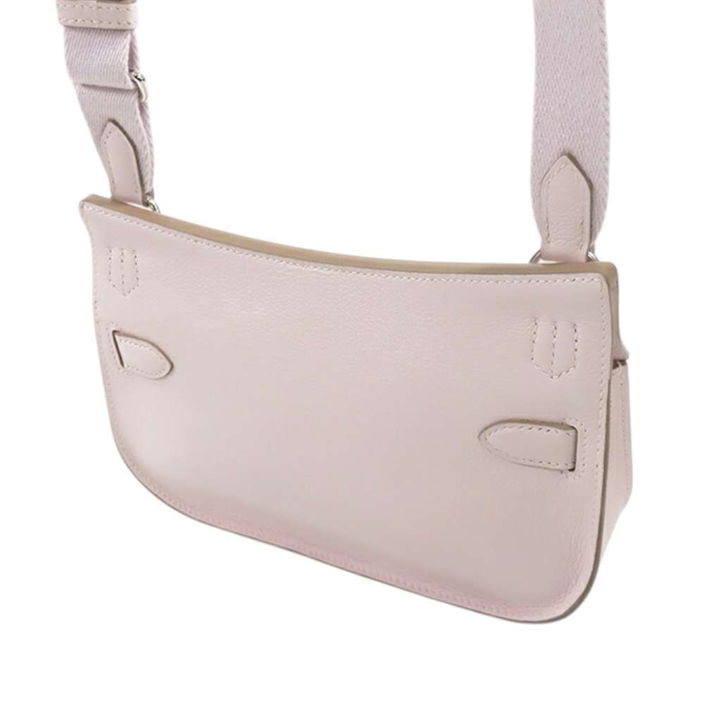 Hermès Mini Evercolor Verso Jypsiere Pink Leather Good condition - Back View